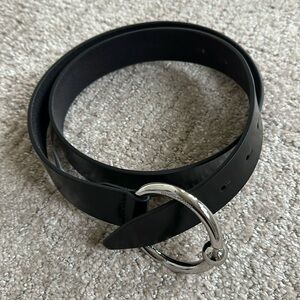 NWT Rebecca Minkoff black leather belt